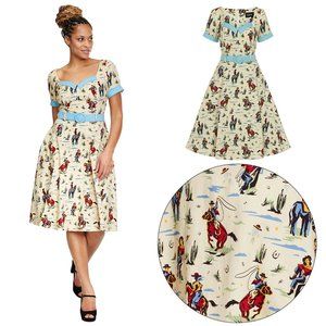 Collectif Roberta Rodeo Dancer Swing Dress 3X